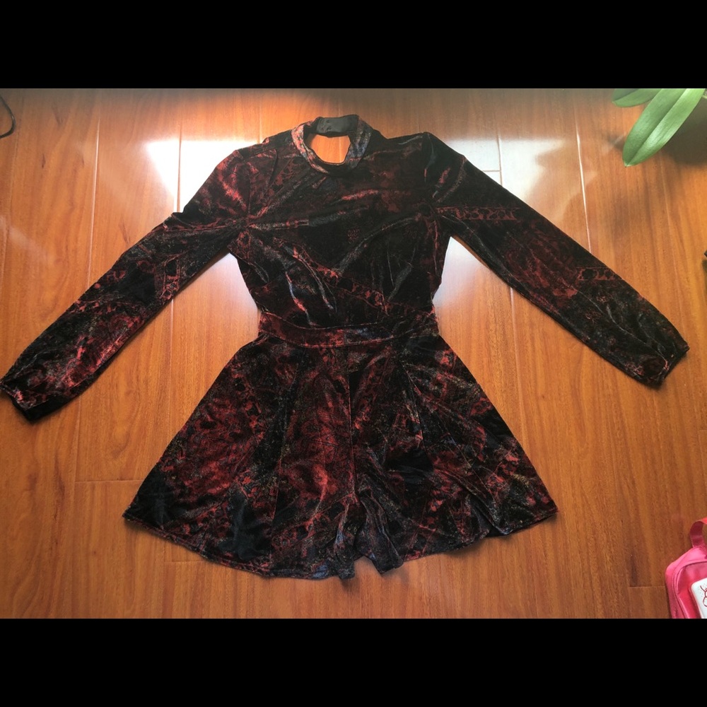 VELVET ROMPER